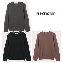 [캐주얼/행텐] 남성 하프 밀라노 라운드넥 스웨터(10340-040-802-33) 남성 라운드넥 니트