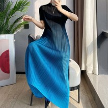 [PLEATS] 하피 그라데이션 플리츠 원피스
