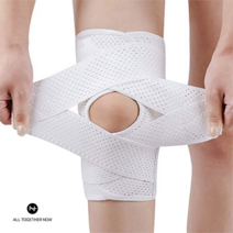 물리치료사가 판매하는 올투게더나우 리뉴얼 4세대 영자 무릎 보호대 아대 화이트, 1개