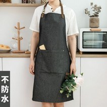 원피스형 앞치마 만들기패턴 한복 광목 이니셜 제작 입는 빅사이즈 프릴 조끼형 제과제빵 어린이집 꽃무늬 겨울 보육교사 앞치마 북유럽 방수 캔버스 사용자 정의 로고 인쇄 간단한 차, 1p 니우자이헤이