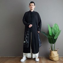 퓨전 남자개량한복 마고자 당의 두루마기 롱 무사 생활 캐주얼 데일리