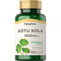 Piping Rock Gotu Kola 1500mg 180 캡슐 보충제