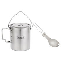 코펠세트 캠핑 백패킹 낚시 코펠세트 접이식 스테인레스 스틸 냄비 접이식 티타늄 스포크, 스포크 세트를 줄 수 있어요