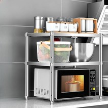 광파 오븐장 오븐 거치대 조립 선반 수납 밥솥 다요옫, 길이 70 X너비 35 X높이 60 2단