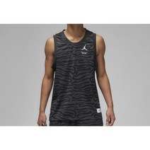 국내매장용 나이키 조던 스포츠 드라이 핏 브렉퍼스트 클럽 AOP 남성 프린트 메쉬 저지 AS 블랙/화이트 DM1825-010 조던 스탠다드 핏