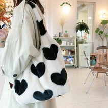 (앙상블) 하트퍼 빅 숄더백 가방 여성 여자 겨울 가을