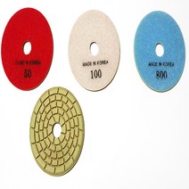 세라믹패드 4인치 200# 대리석연마 화강석연마