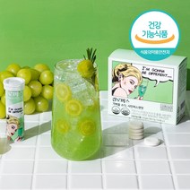 칼로비스 가벼울소다 샤인머스캣맛 1box (15일분) 가르시니아 6중 기능성 발포비타민