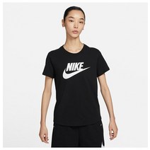 M 나이키반팔티 TQC DX7907-010 에센셜 여성용 로고 티셔츠