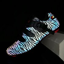 [WHY ENOUGH] 남녀 공용 슈즈 평페달 자전거운동화 신발 스피닝로드, 230, 빛나는 검은 줄무늬