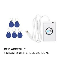 rfid카드 NFC 리더 USB ACR122U 비접촉식 스마트 IC UID 카드 라이터 RFID 복사기 13 56mhz 복제 복제기 변경 가능한 태그 열쇠 고리, style b