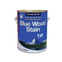 오일스테인 (3.5L)(대흥화학컬러)블루우드 방부용 목재 스테인 데크 방부목, 투명