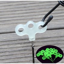 3홀 야광나사팩 휴양림 데크팩 스크류팩 캠핑 텐트 데크용 앵커, 화이트