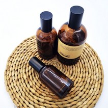 향기에반하다 A타입 향수공병 브라운 원형 돔 클림프 공병 유리 스프레이 용기, 100ml/기본캡