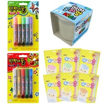 [아모스 공식몰] 아모스 반짝 버터슬라임 만들기 4종 (아이슬라임 키즈 투명 22oz+ 반짝이풀 메탈릭 컨페티 중 택1 + 아이솜 6종 중 2개), 3 아이슬라임키즈 투명 22oz+메탈릭+연초록+하늘
