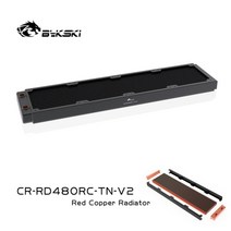 [해외]Bykski 버전 2 G14 30MM 두꺼운 구리 PC 냉각 라디에이터 워터 쿨러 행 지원 12cm 팬 PC 방열판 120240360480MM, 480