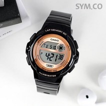 랩기능 100M방수 런닝 시계 LWS-1200H-1A