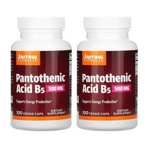 재로우 펜토텐산 B5 500mg 캡슐, 100개입, 2개