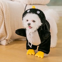 강아지 펭귄옷 귀여운 포메라니안 비숑 할로윈, S (권장 무게 1~2kg), 펭귄 드레스