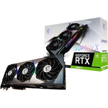 MSI GeForce RTX 3090 Ti S업RIM X 24G 게이밍 그래픽 카드 - NVIDIA 24GB Memy, 슈프림 X 24G