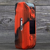 Geekvape aegis S100 solo 2 용 실리콘 케이스 고무 슬리브 실드 랩 스킨 쉘 1 개, 08 Black-red