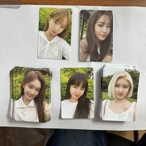 아이브 After Like 앨범 공식 포토카드 정품 블루버전 - 멤버, 레이, 이서