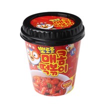 뽀로로떡볶이 매콤맛X4개, 4개, 120g