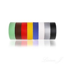 리시안제이 무광 칼라 면 테이프 50MM 포장테이프 OPP테이프, 흑색