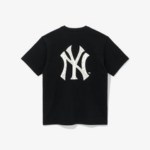 뉴에라 [갤러리아] (재입고) MLB 빅 페이즐리 뉴욕 양키스 티셔츠 블랙 #13086597