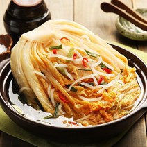 무진식품 전라도 국산 백김치 100% 우리농산물 천연육수 물김치, 2kg, 1개