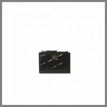 닥스 CARLISLE QUILTING 블랙 칼라일퀼팅 소가죽 반지갑DCWA2F247BK
