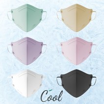 헬스키퍼 쿨 (Cool) 여름용 컬러 마스크 숨쉬기 편한 (20매 박스 단위) 새부리형 국내생산 마스크, 퍼플 20매, XL(특대형)