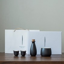 일본 정종 사케 도쿠리 세트 집들이선물 혼술 술잔 주기 홈파티 신혼부부 청주 워머 일본술, B개