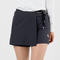 여성 골프웨어 레터링끈 랩 골프반바지