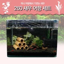 피알피쉬 260 새우 어항 세트