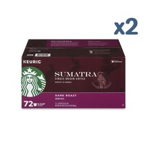 스타벅스 큐리그 커피 수마트라 72개x2팩 144캡슐