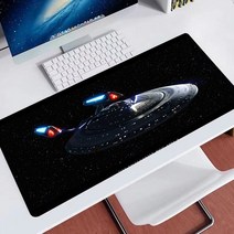 무선충전마우스패드 레이저 공상 과학 스타 트렉 마우스 패드 게임 컴퓨터 게이머 90x40 데스크 매트 키보드 Xxl 스피드 카펫, [06] 400x900x2mm, [07] 하늘색