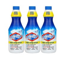 Tsm 유한락스 흰옷의 표백과 얼룩제거 2+1, 유한락스 흰옷표백(1Lx3)