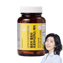 여에스더 울트라플로라 프로바이오틱스 케어 유산균 케어 프리미엄, 60캡슐 x 2병