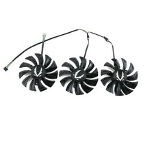 그래픽카드 팬 수리 부품 87mm rtx2080 2080ti 그래픽 카드 냉각 ga92s2u dc12v 0 46a 4pin for zotac geforce rtx 2080 ti, 3개