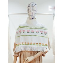 [써스데이아일랜드] 패턴 자가드 판초 T228MSF247W(2194201)