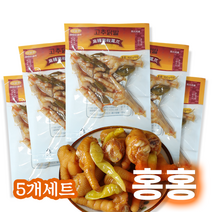 홍홍 중국식품 중국닭발, 120g, 5개