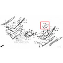 PCX125(21~22) 플러그커버 64434-K1Z-J10ZA, 단품