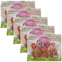 수제치킨 강아지 건조간식 150g, 오메가우유껌닭갈비, 10개