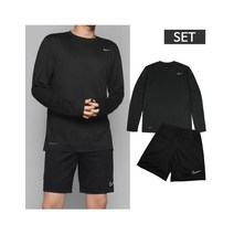 [SET] 나이키 드라이핏 롱슬리브 긴팔티셔츠+반바지