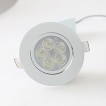 조명나무 LED 할로겐 일체형 기구 (5W) MR16 매입기구, 주백색