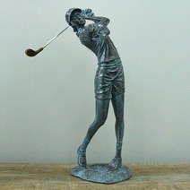 폴라홈 골프 알바트로스 레이디 블루 골프장식 피큐어 트로피