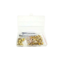 가죽공예 아일렛 10mm x 100p + 공구 3종 세트, 골드, 4세트