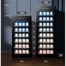 업소용 컵 소독기 살균기 대형 280L 380L 찻잔 캐비닛, 380L 살균기(약 70-180컵)