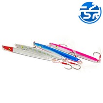 DAJAHINO 다자히노 롱메탈지그 40g50g60g 어시스트훅, 실버(40g), 40g
